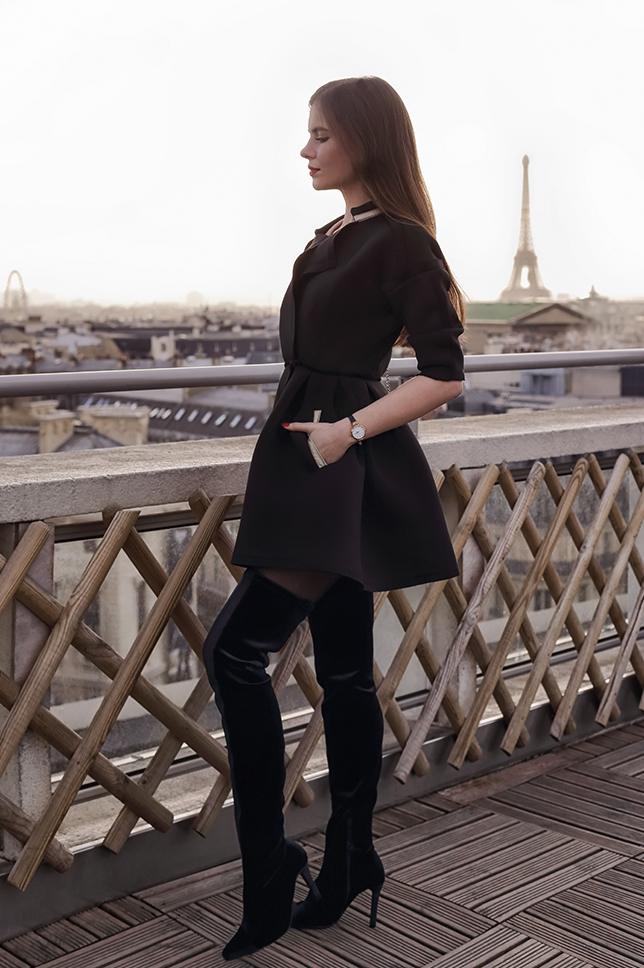 超模巴黎购物,超模走进步行街