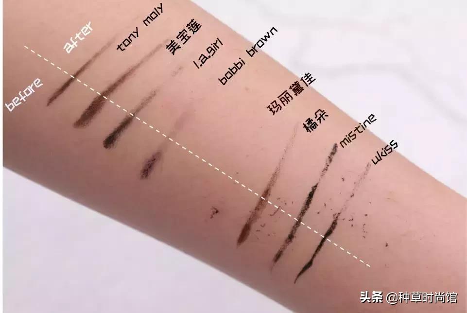 初学者如何使用kissme眼线笔,kissme眼线笔真实测评黑茶色