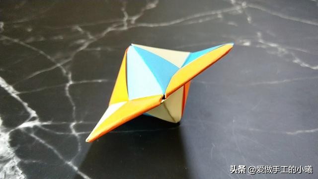 折纸教程陀螺,折纸陀螺教程一分钟