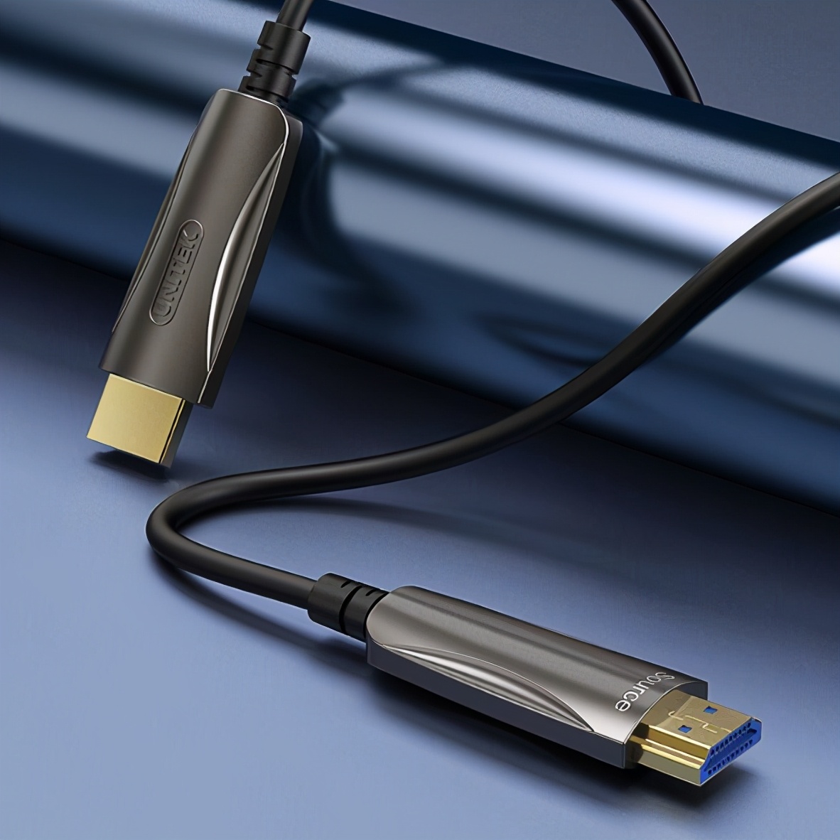 4K电视高清视频线怎么选？光纤HDMI线or铜芯HDMI线？