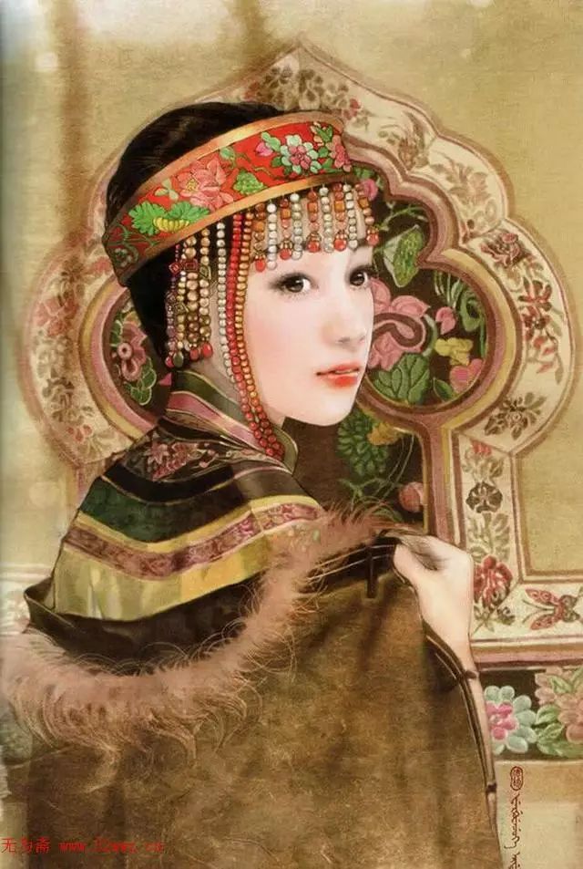 古代女性人物画欣赏,古代四大美女画欣赏图