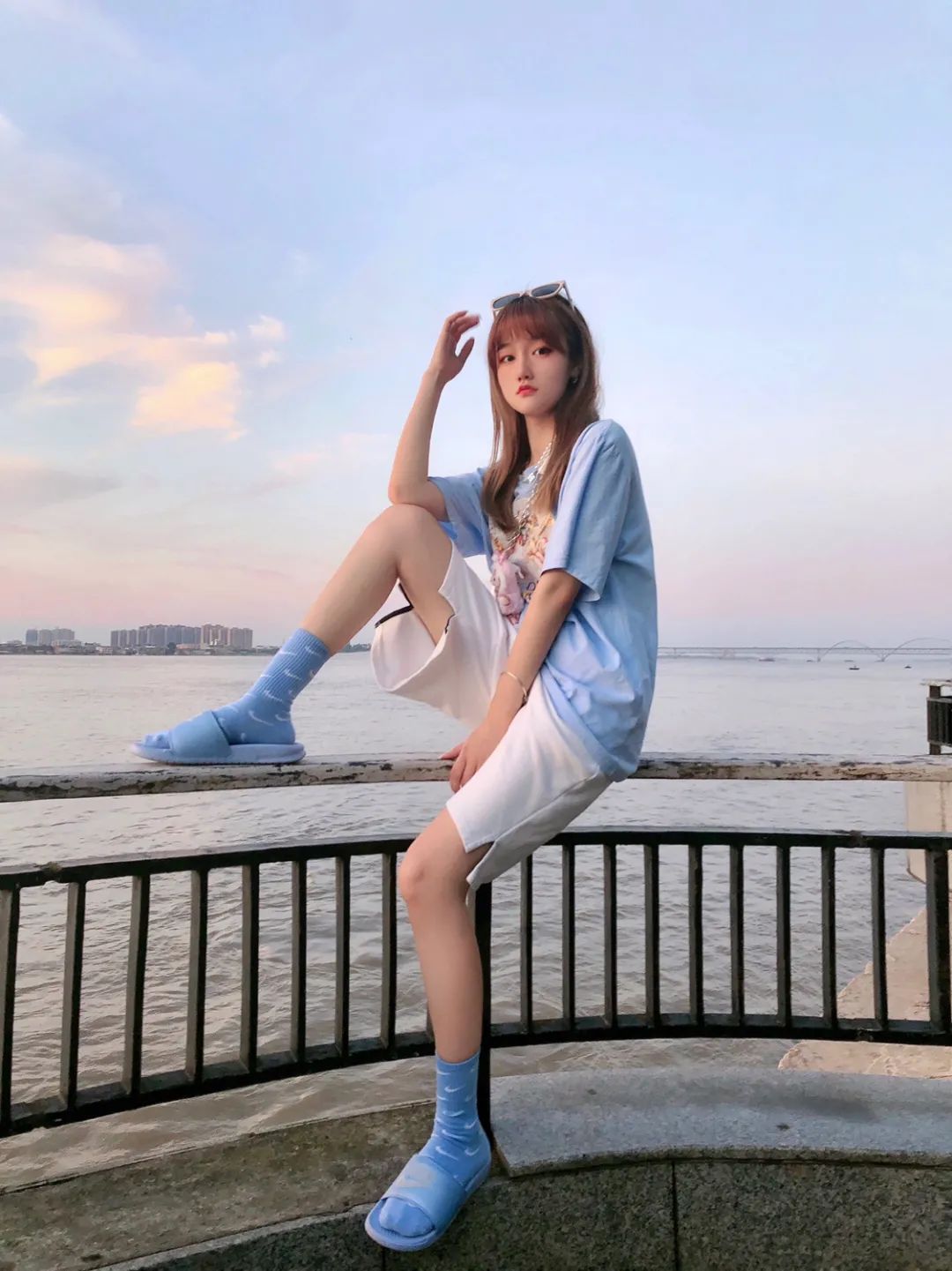 穿搭小心机网袜,夏季新款十字花潮袜