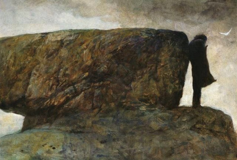 何多苓连环画雪雁,何多苓的经典创作雪雁