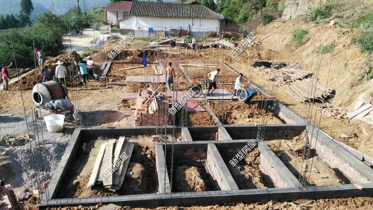 农村建房基础施工全过程,农村建房独立基础施工全流程