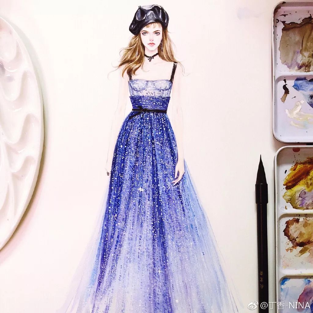 怎么用马克笔和彩铅画四大美人,马克笔与彩铅结合画法