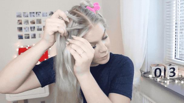 花瓣丸子头学生党蓬松,古风丸子头前额花瓣头饰