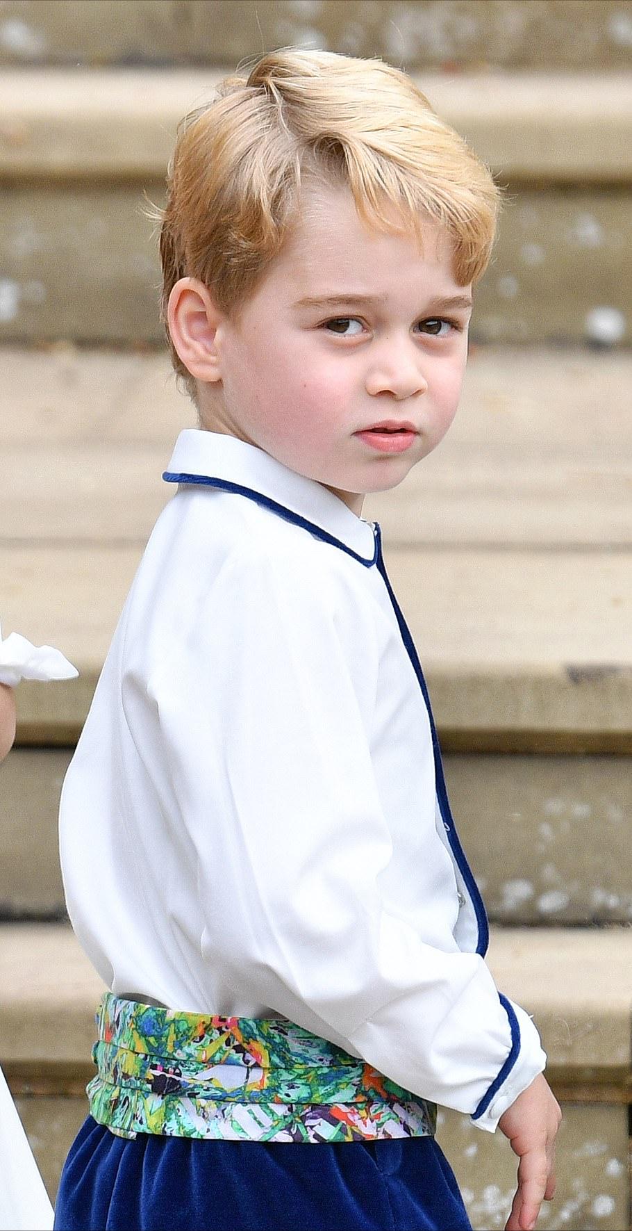 乔治八岁生日新照,乔治小王子穿衣风格