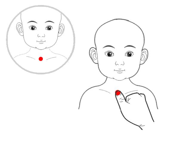 宝宝咳嗽推拿手法图解视频教程,四个月的宝宝咳嗽流鼻涕推拿手法