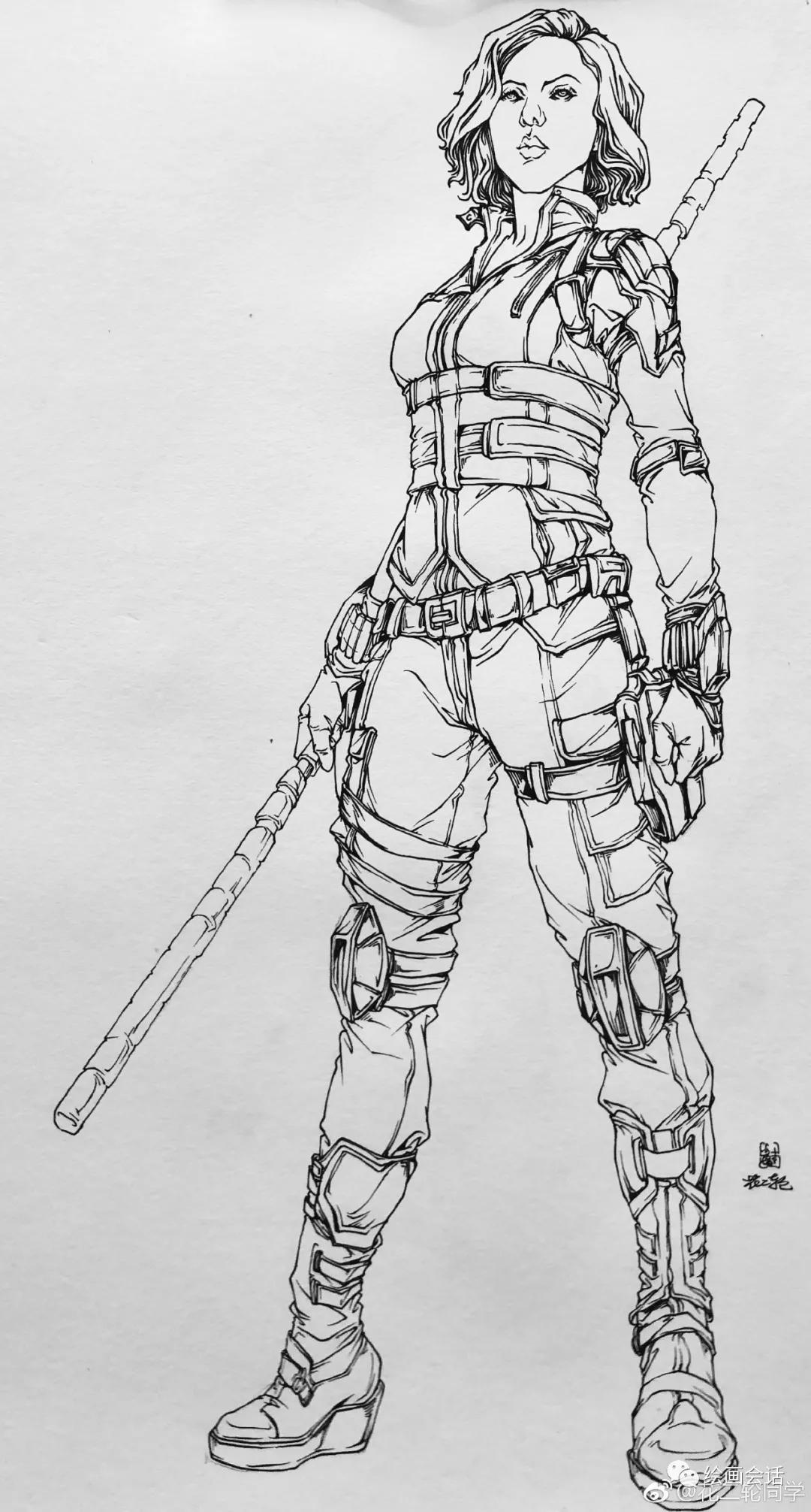 简单钢笔山水速写临摹图片,钢笔速写临摹推荐