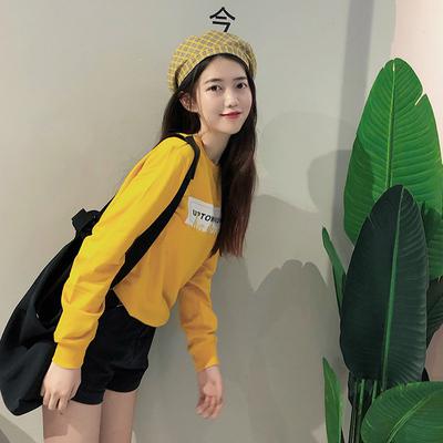 转眼入秋，快鱼字母印花卫衣测评