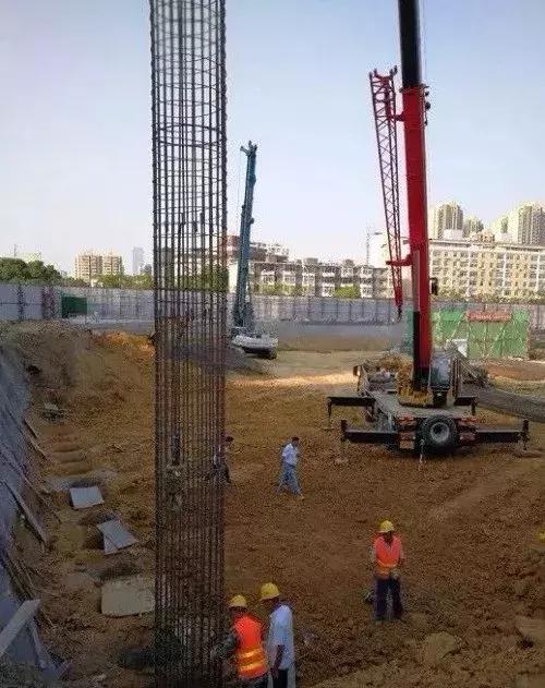 深基坑安全马道样板图,深基坑样板施工图解