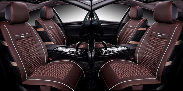 夏季冰丝汽车坐垫透气凉爽不闷热,夏日清凉坐垫