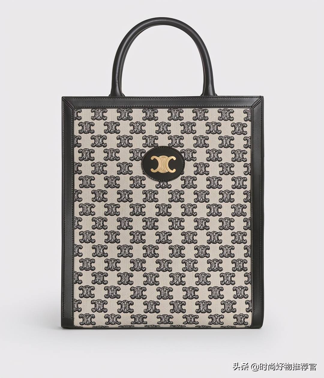 celine标志印花横款手袋,celine新款牛皮革手袋