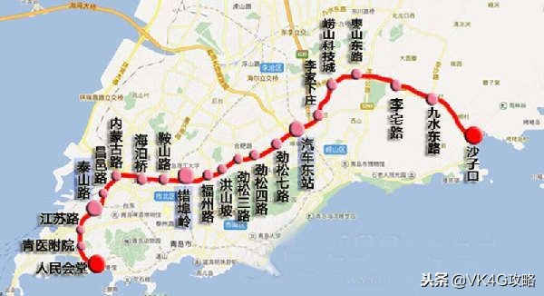 青岛地铁总体规划最新站点布局,2020年青岛地铁6号线开工建设视频