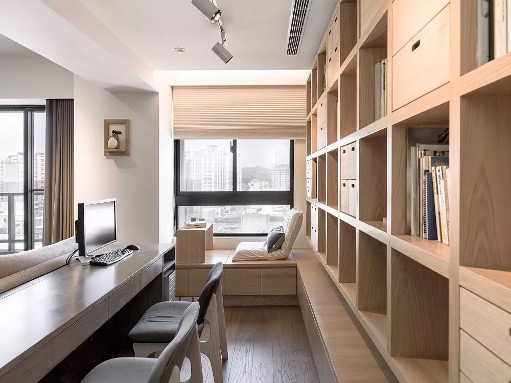 隔而不断的屏风设计,30公分的屏风