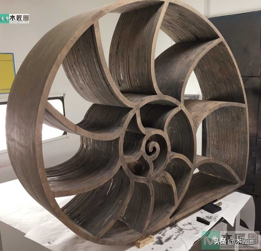 燕尾榫书架制作,鹦鹉螺diy