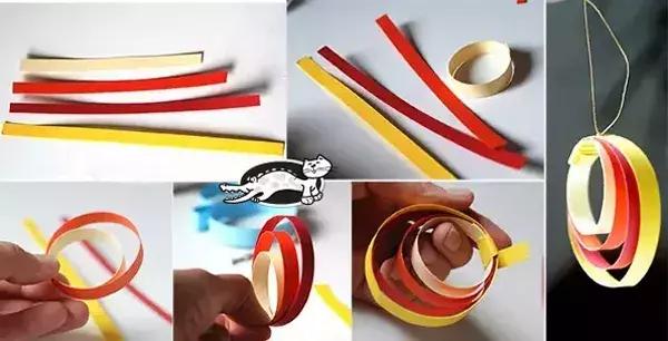 幼儿园元旦新年吊饰环创简单好看,幼儿园元旦墙面挂饰环创