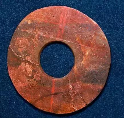 古玉朱砂沁,古玉的朱砂沁