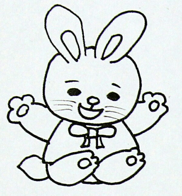 兔子的简笔画和它的特征,兔子的简笔画漂亮颜色