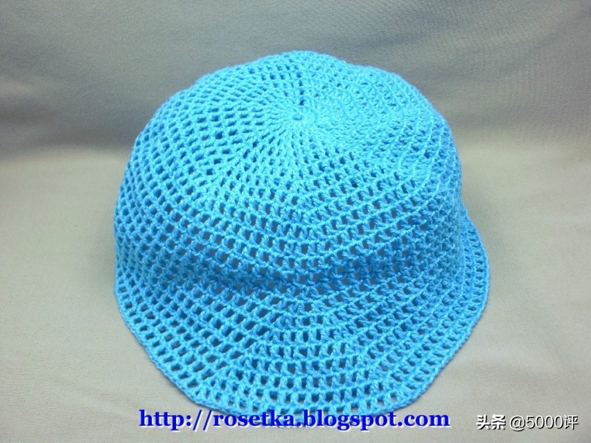 棒球夏凉帽的钩织方法,多种扇形花夏凉帽钩编视频教程