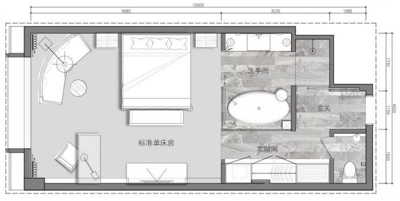 主题酒店30个房间怎么设计好,酒店标间和套房房间设计方案