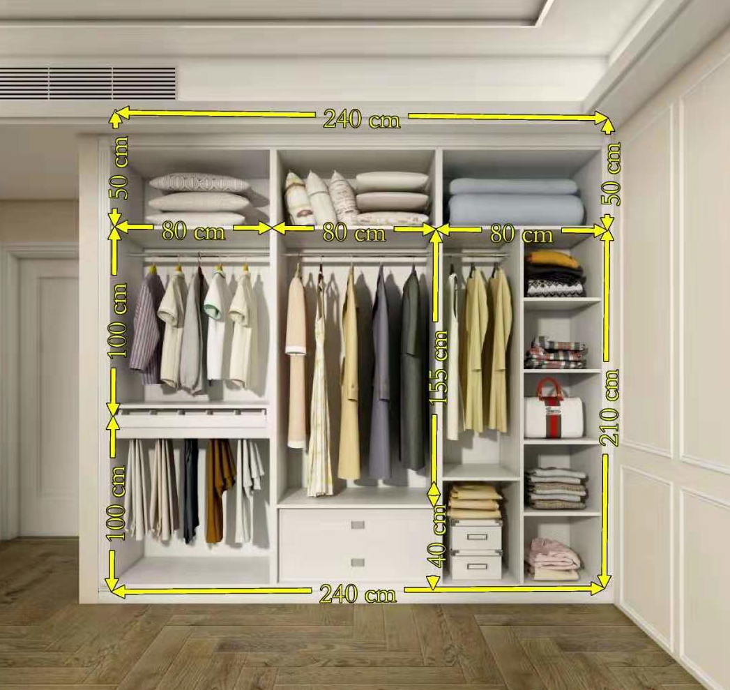 推拉门衣柜卧室家用简易收纳,收纳衣柜40厘米宽推拉门