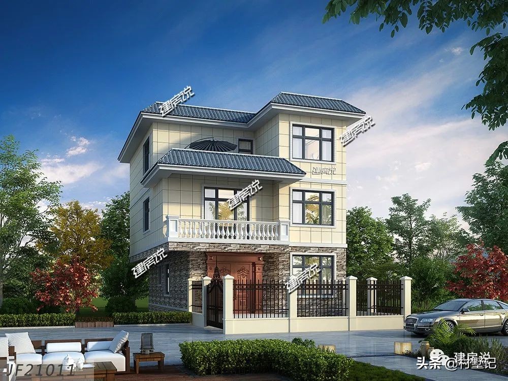 最适合农村三层平顶别墅,10套适合农村自建小别墅