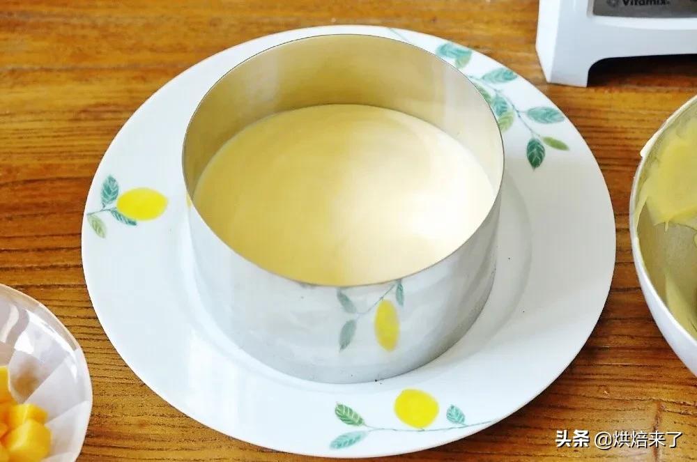 奶酪版的芒果慕斯,6寸芒果奶酪慕斯的配方