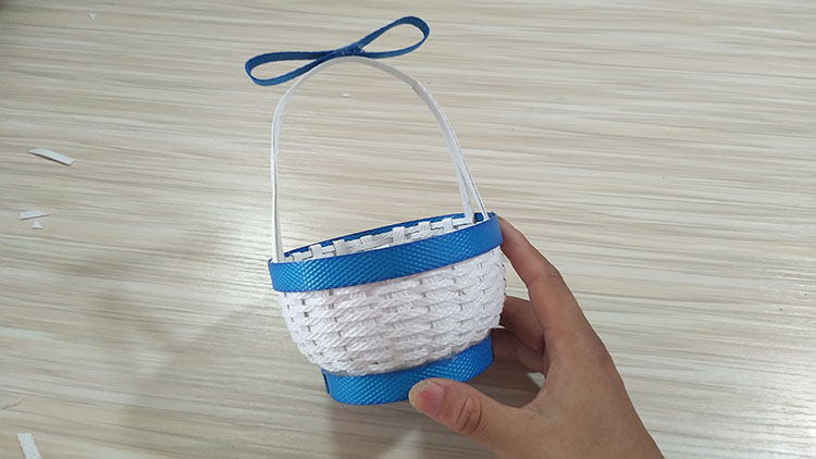 草编收纳筐手工制作,废物利用手工编织筐子全教程方法