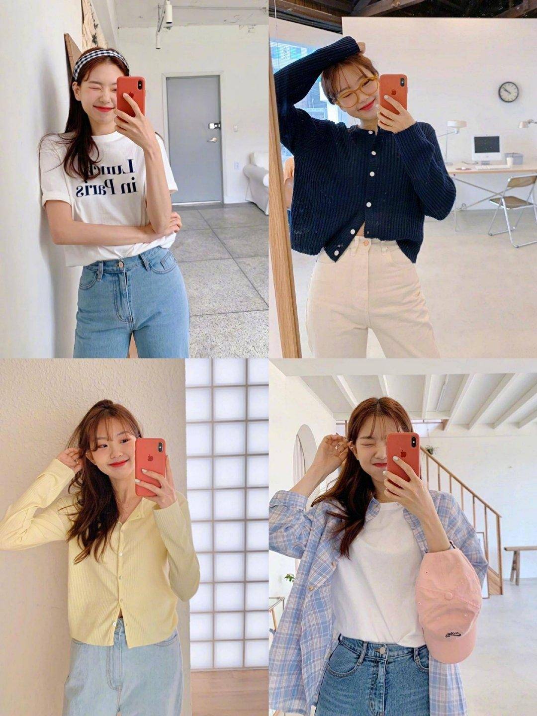 韩系穿搭温柔风穿搭,简约气质的韩系风格日常实用穿搭