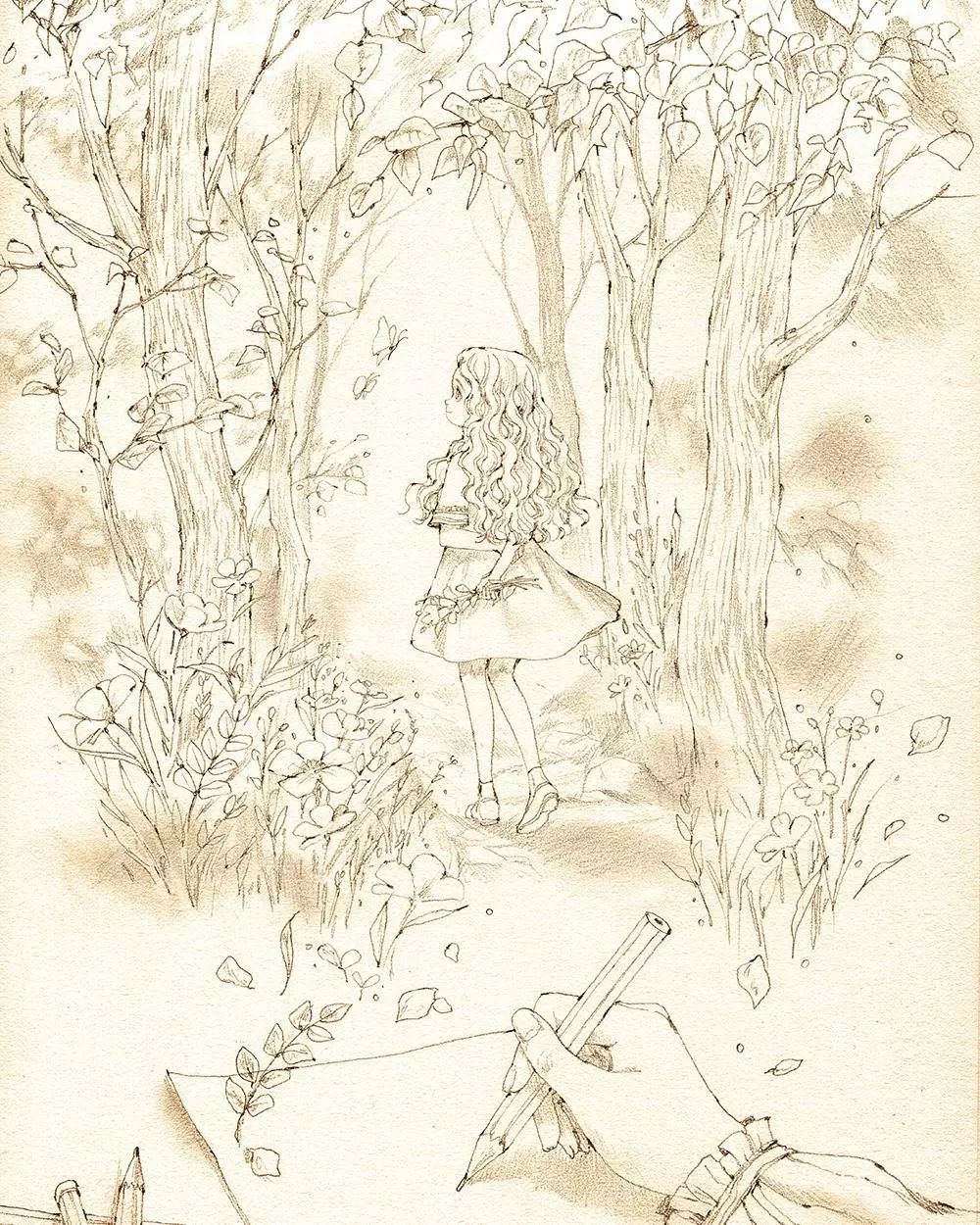 画风堪比宫崎骏,写实韩系画风画师