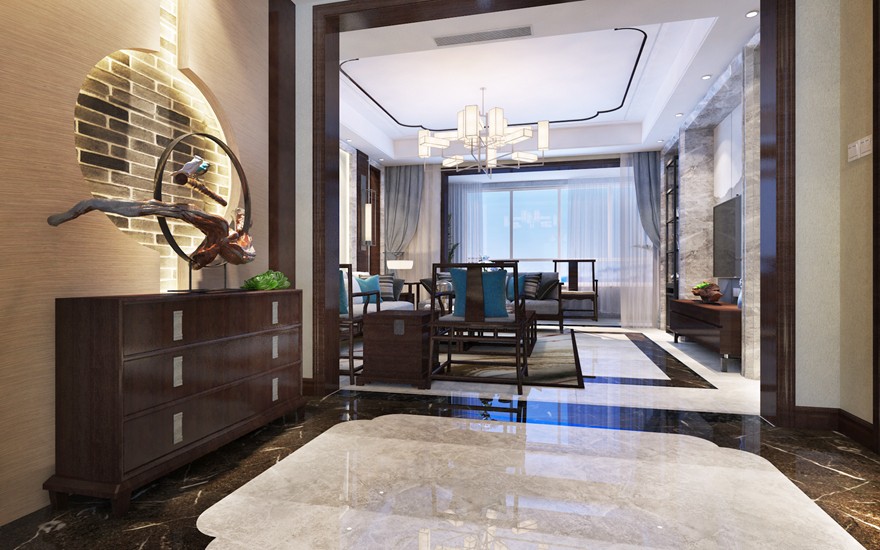 纯中式江南风格装修全屋效果图,江南苏派中式明清古典装修