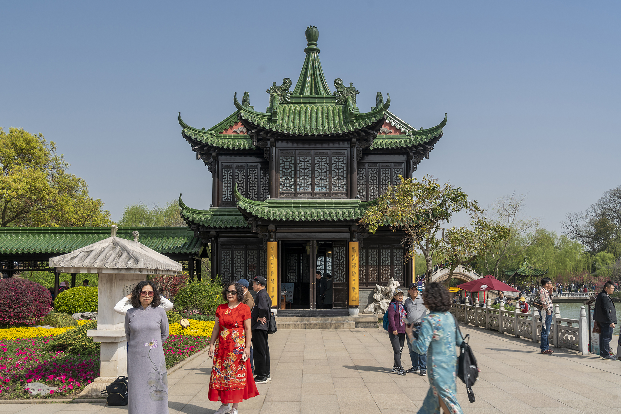 春风十里扬州路烟花三月瘦西湖,扬州三月瘦西湖