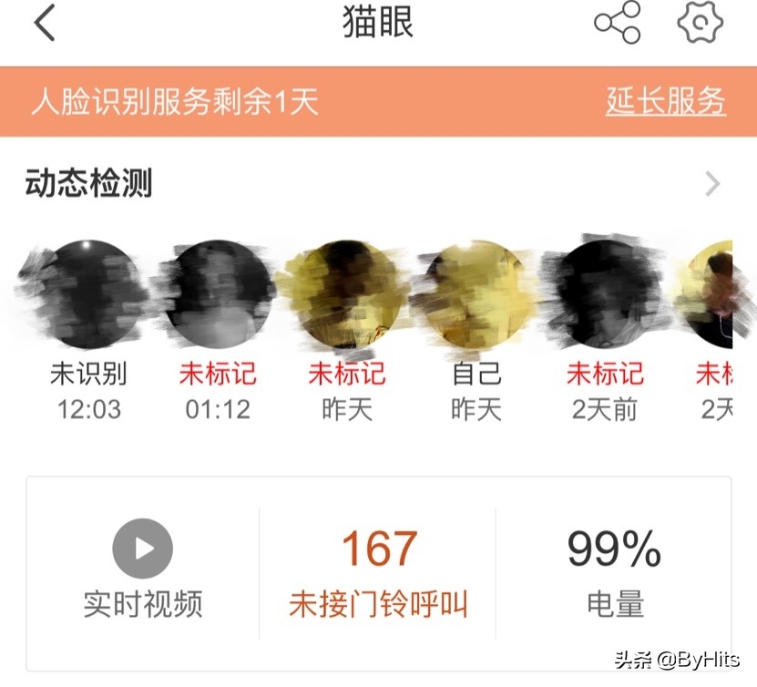 家庭门上猫眼监控摄像头,看护家摄像头夜视效果