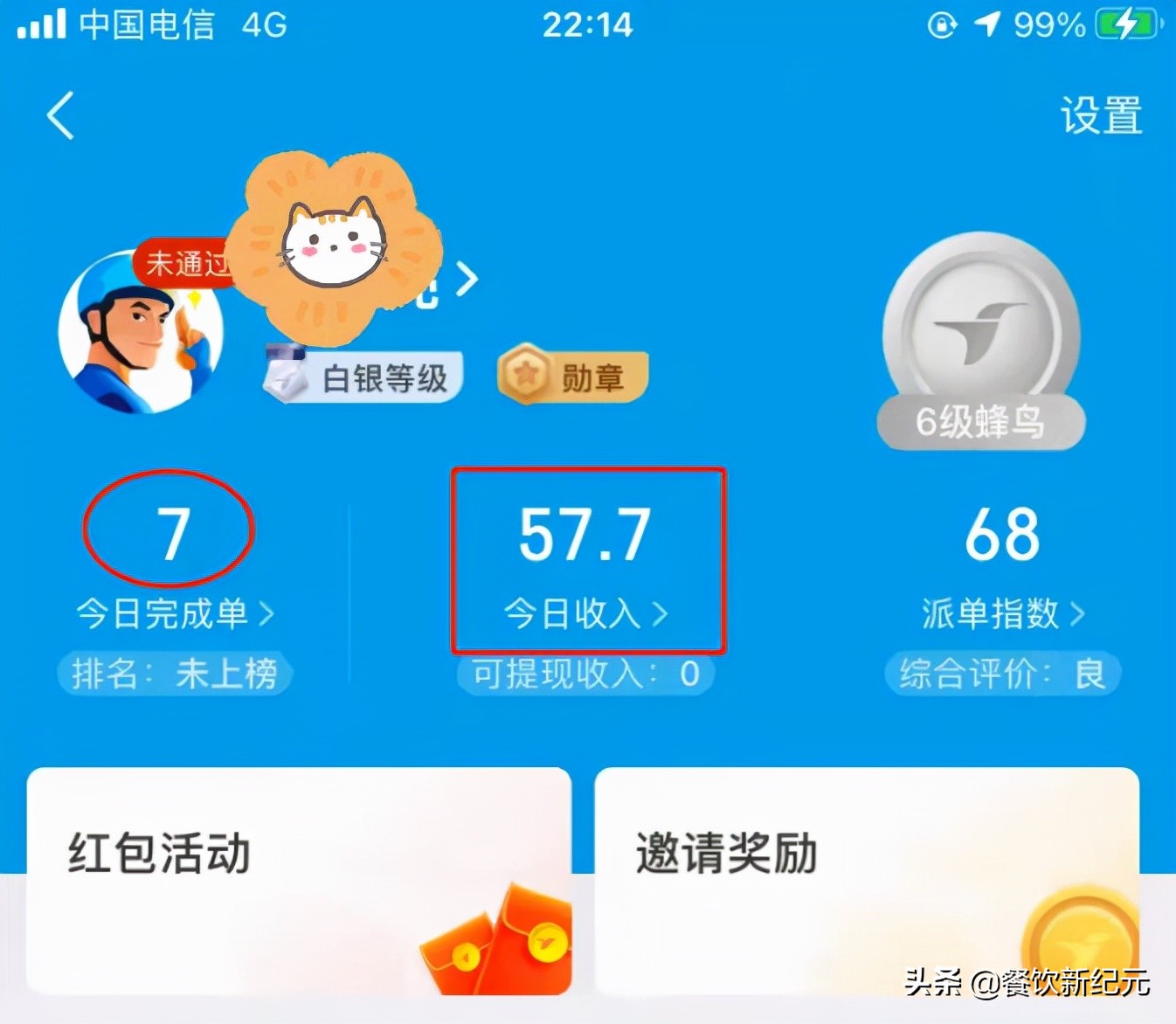 外卖骑手真实工资多少别被骗了,南昌外卖员