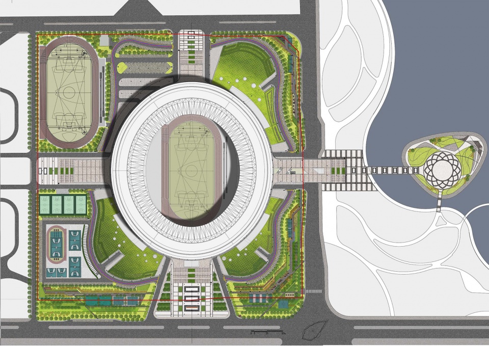 咸阳市奥林匹克体育中心,奥体中心体育馆设计理念