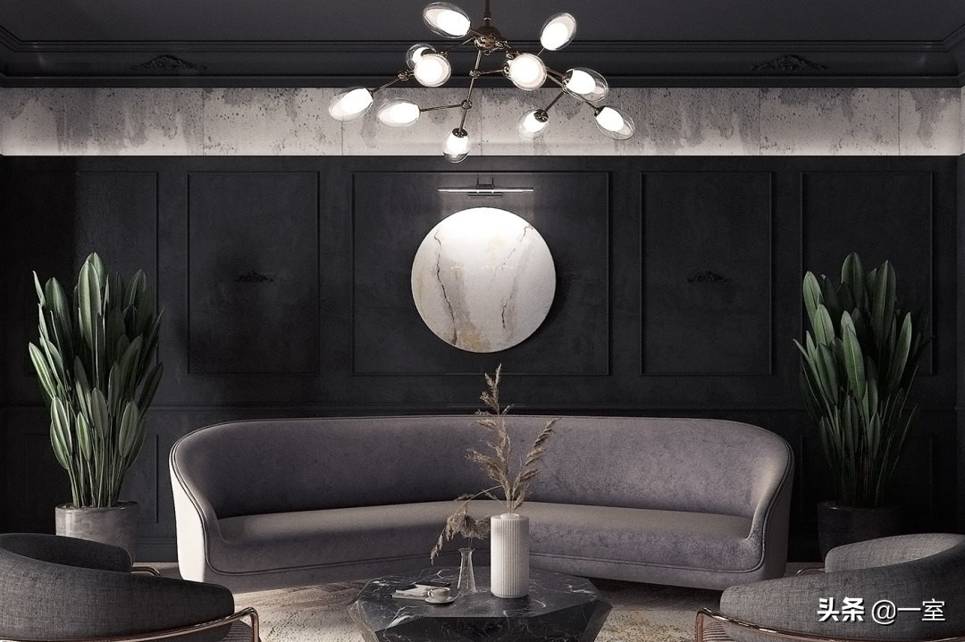 3.3米背景墙设计,客厅背景墙设计简约款