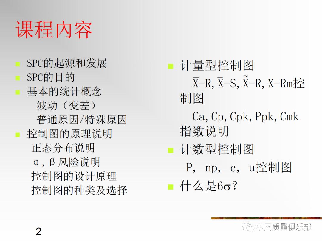 统计过程控制培训,统计过程控制spc课程视频