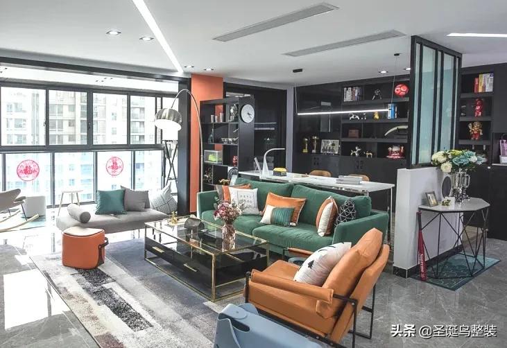 客厅沙发没有靠山怎么设计,沙发不靠墙的客厅该怎样设计