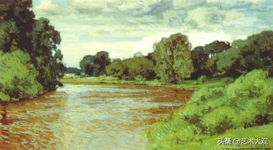 美国当代风景油画写生作品,美国大峡谷古典风景油画