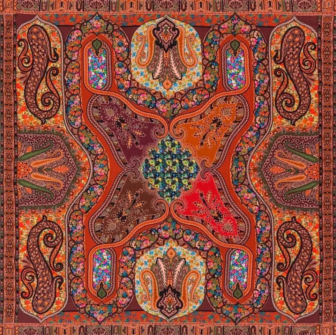 etro近况,etro佩斯利花纹真丝连衣裙