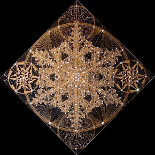 神秘且惊艳图案,视觉盛宴的几何图