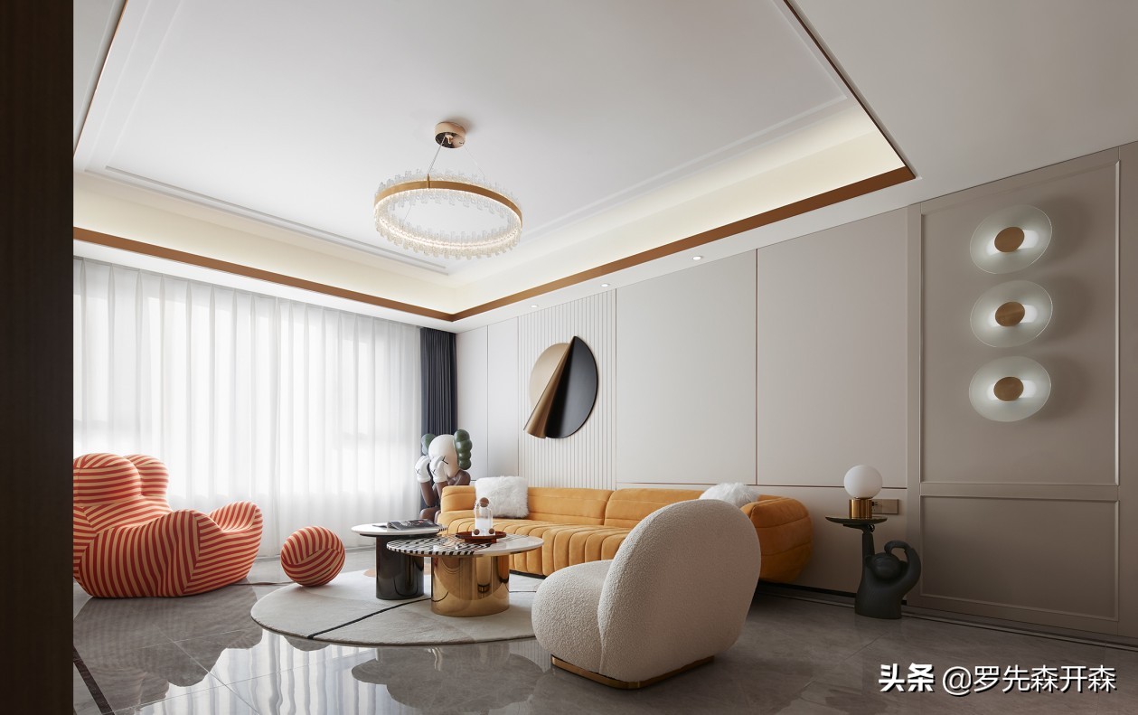 139平精装房装修改造设计效果图,138平米带精装修改造