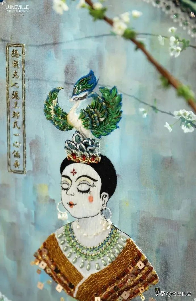 美到窒息！80后姑娘巧手征服刺绣界：奔驰，Prada争相和她合作