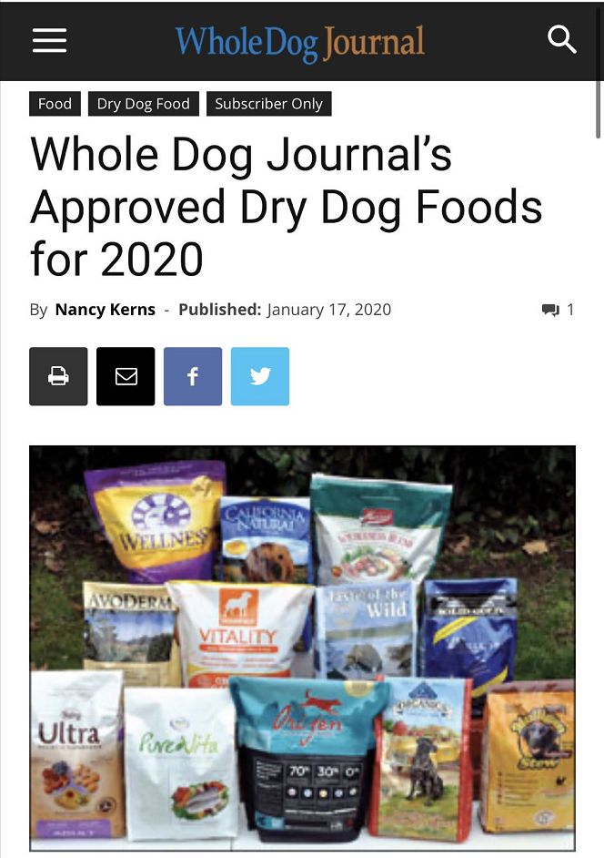 wdj推荐的天然狗粮,wdj推荐的狗粮可靠吗