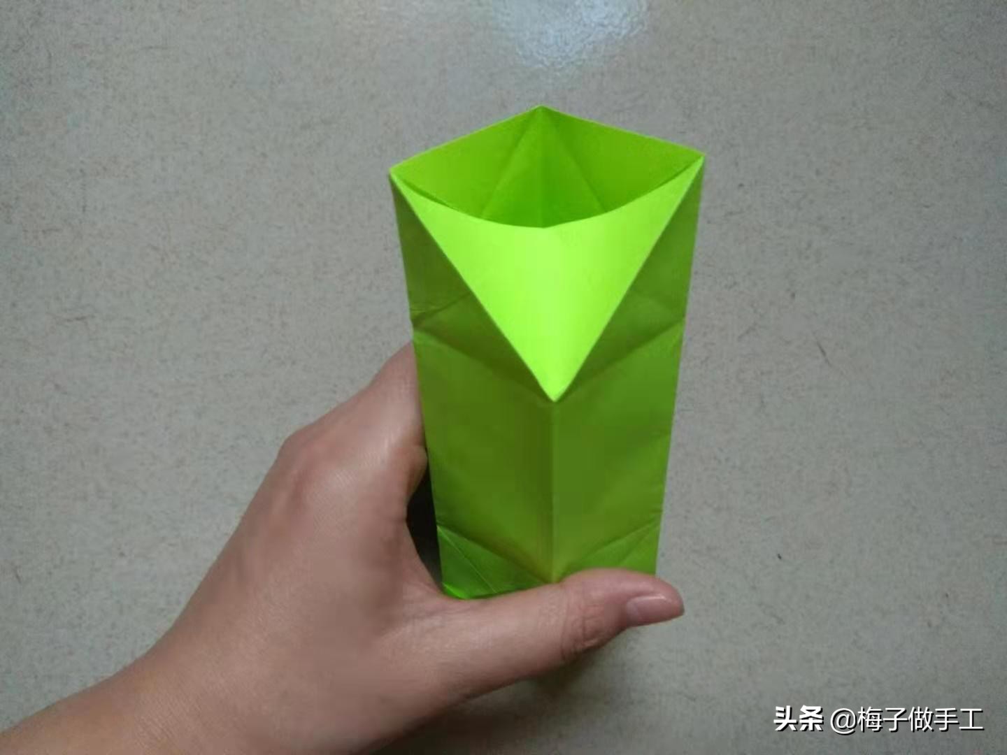 手工折纸牛奶盒很简单步骤,折纸手工牛奶盒简单又好看