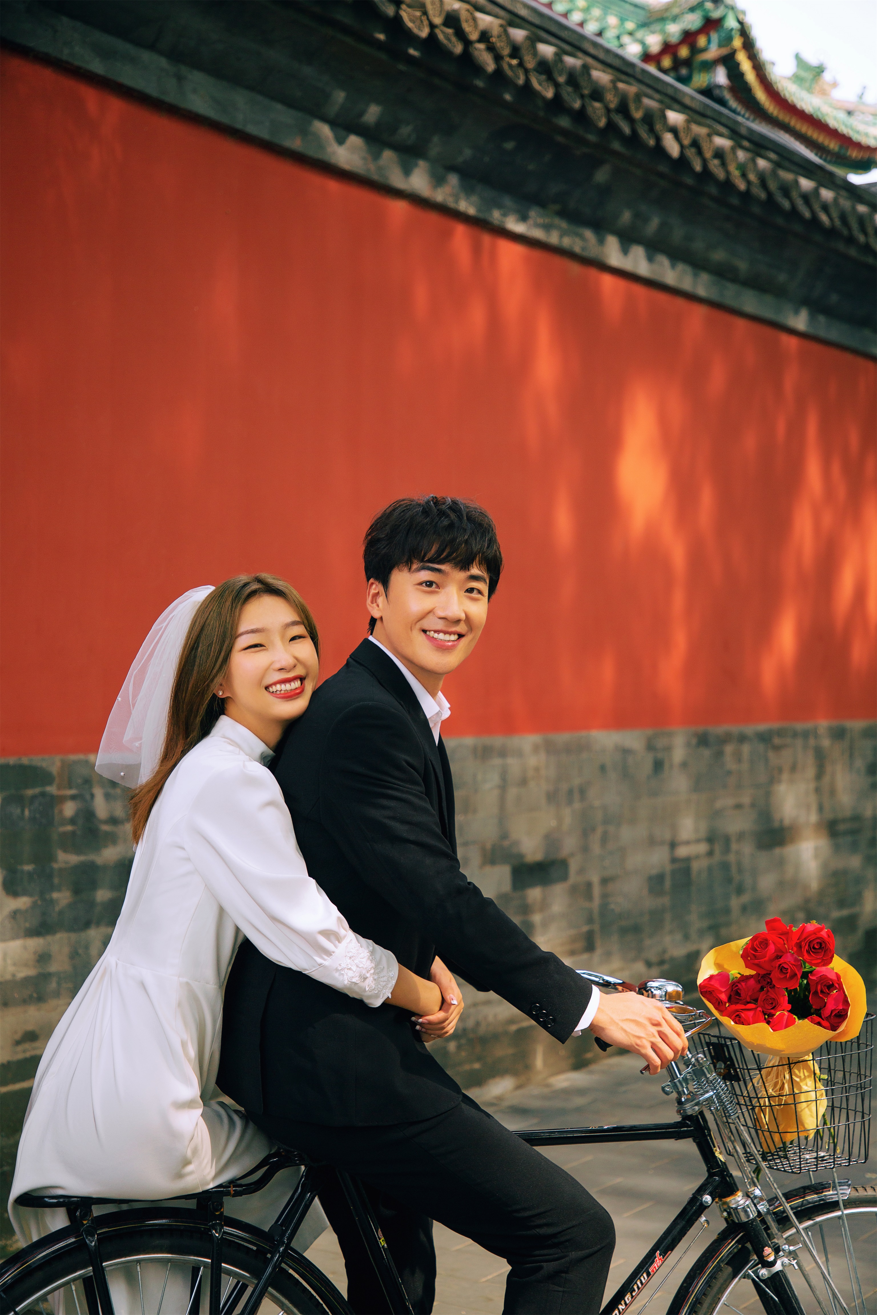 北京婚纱照怀旧,北京婚纱照外景有古典特色