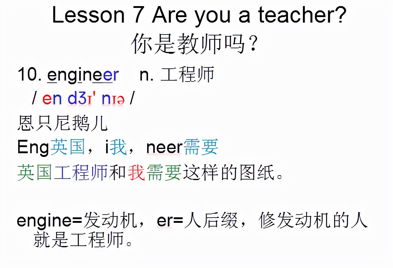新概念英语第一册lesson10-20,新概念英语第一册语法详解lesson8