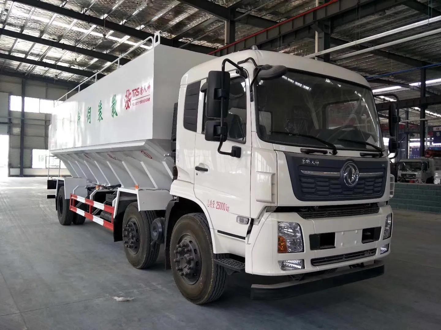 散装饲料运输车操作流程,散装饲料运输车怎么装饲料