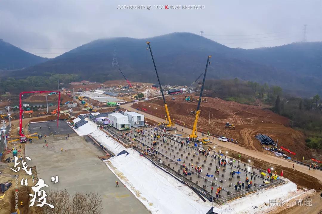 火神山观看,看火神山医院建设